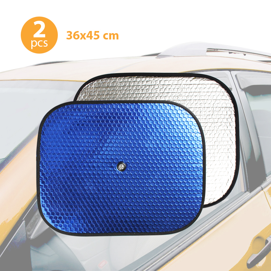Bộ 2 Che nắng xốp tròn nhỏ Cind A36x45 lam - A36x45cm