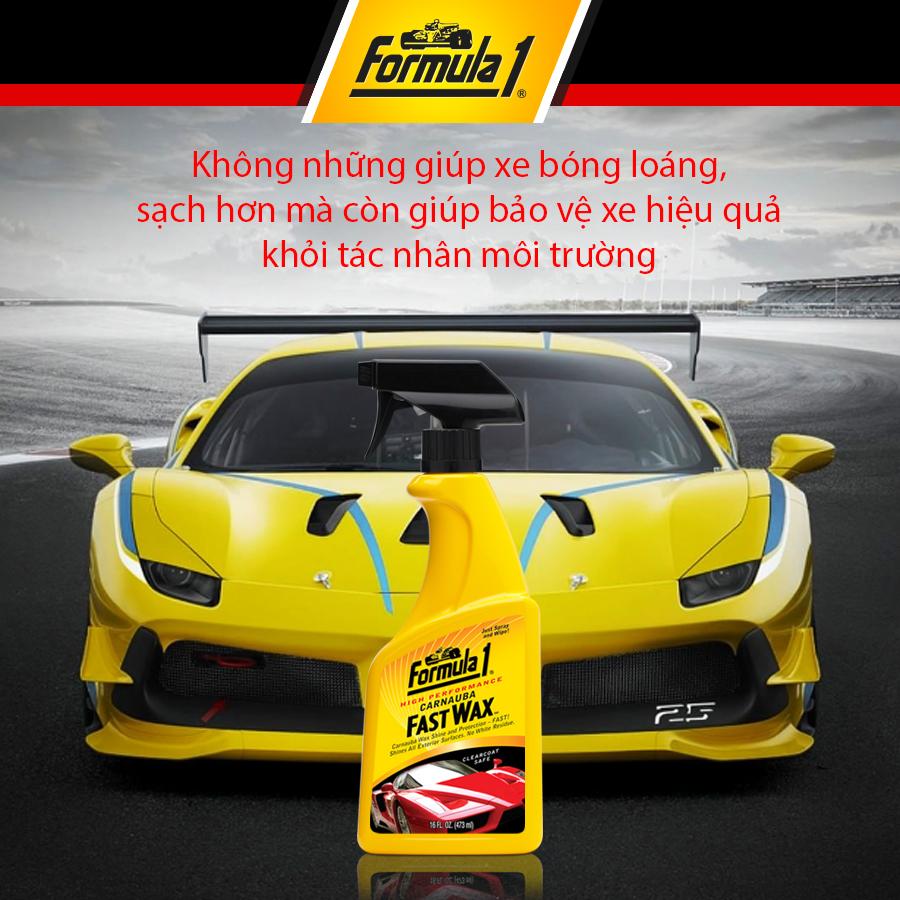 Dưỡng bóng sơn dạng xịt Formula Fast Wax chai 473ml  615056