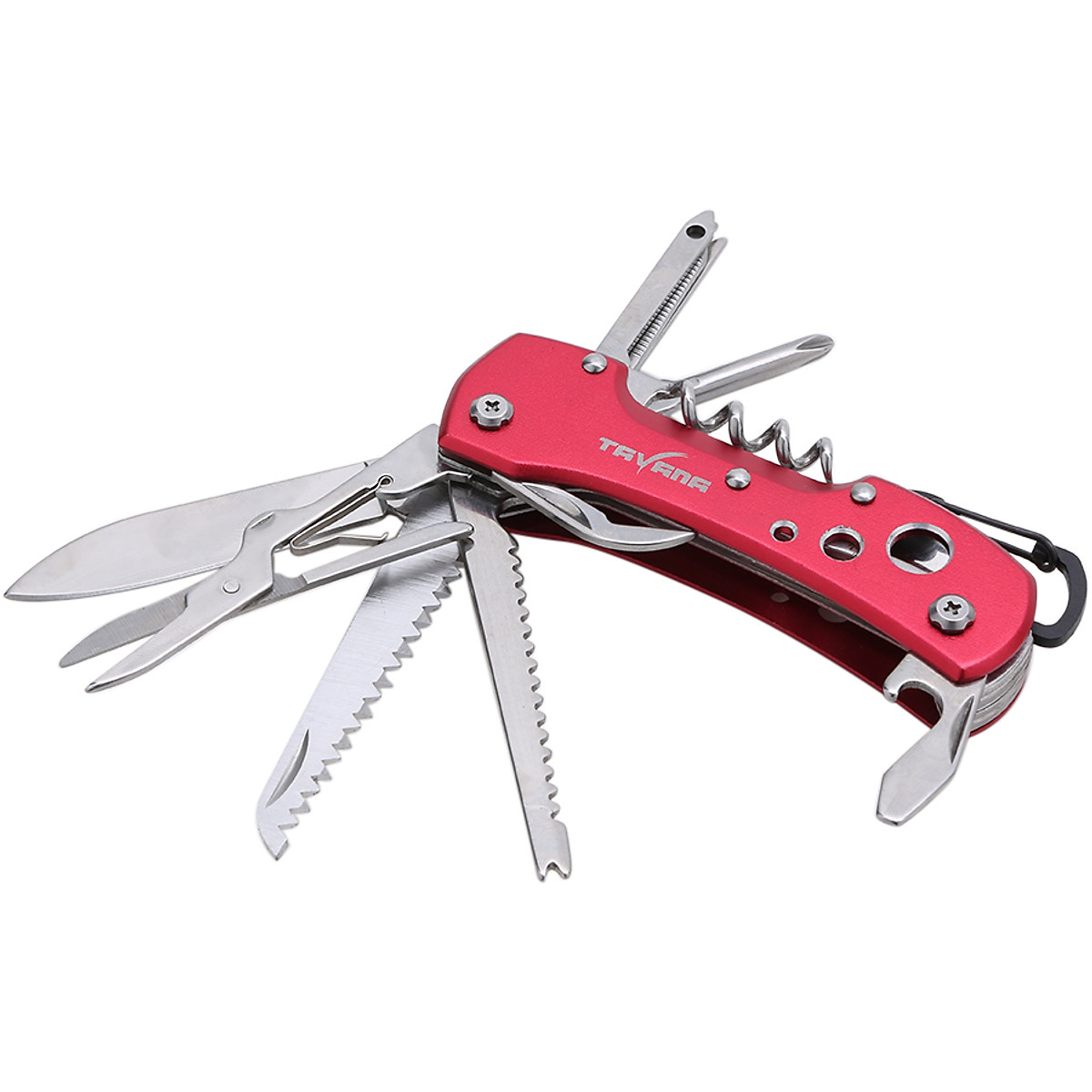 Bộ Dao Đa Năng Tavana 15 Món DDN-001 - Đỏ
