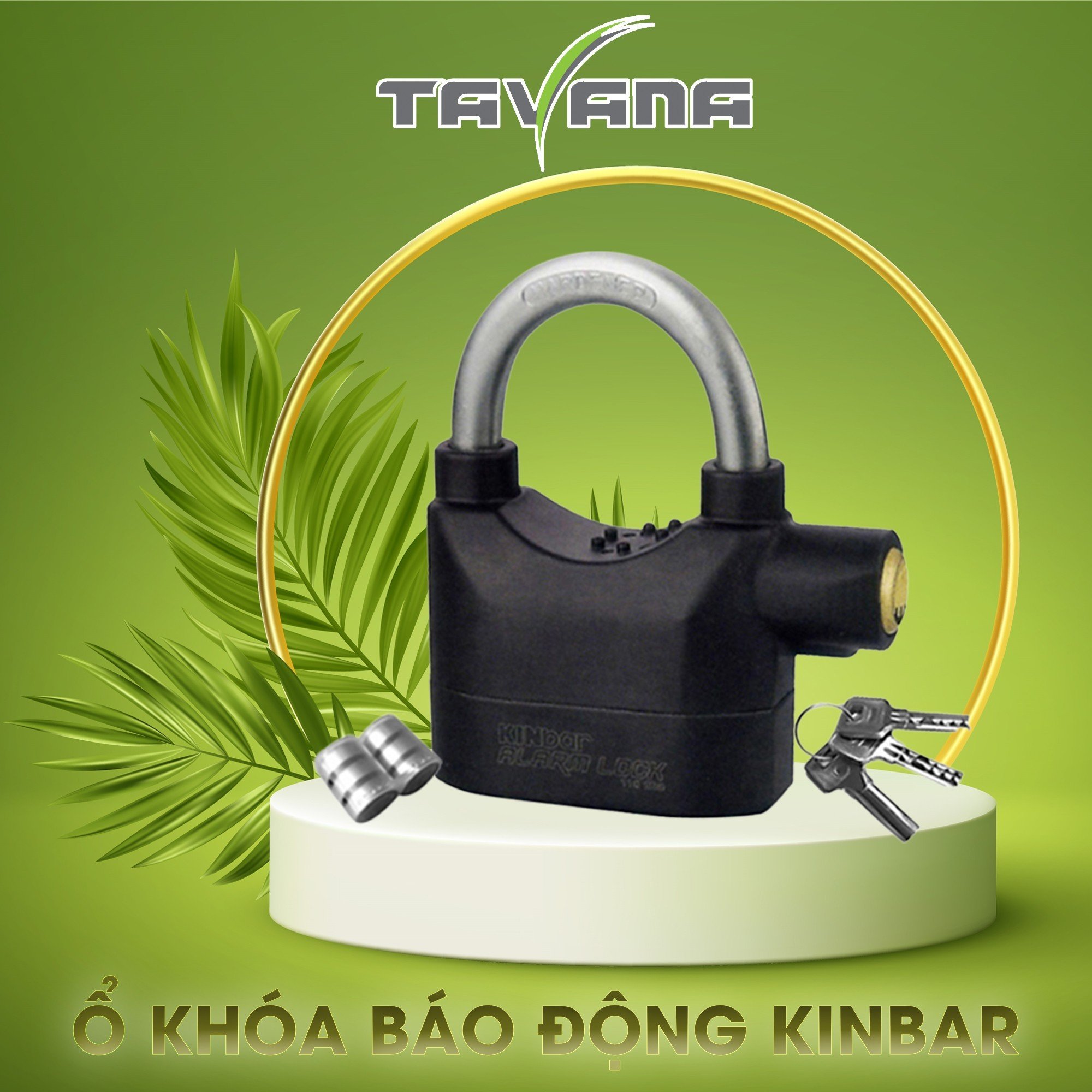 Ổ khóa báo động Kinbar (Hợp kim nhôm) K102B 