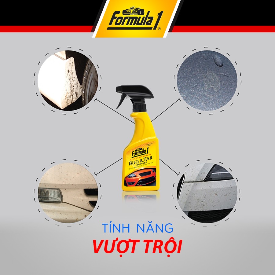 Chất tẩy sạch vết bẩn cứng đầu F1 615867 473ml - TRF615867