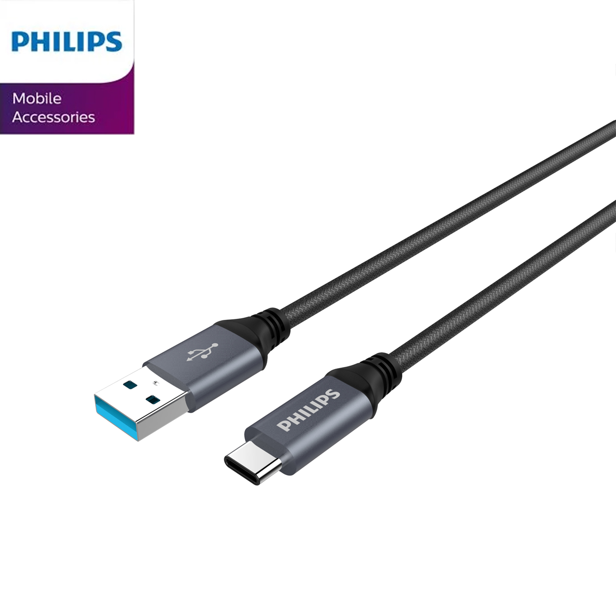 Cáp sạc USB-C siêu bền Philips DLC4530AB