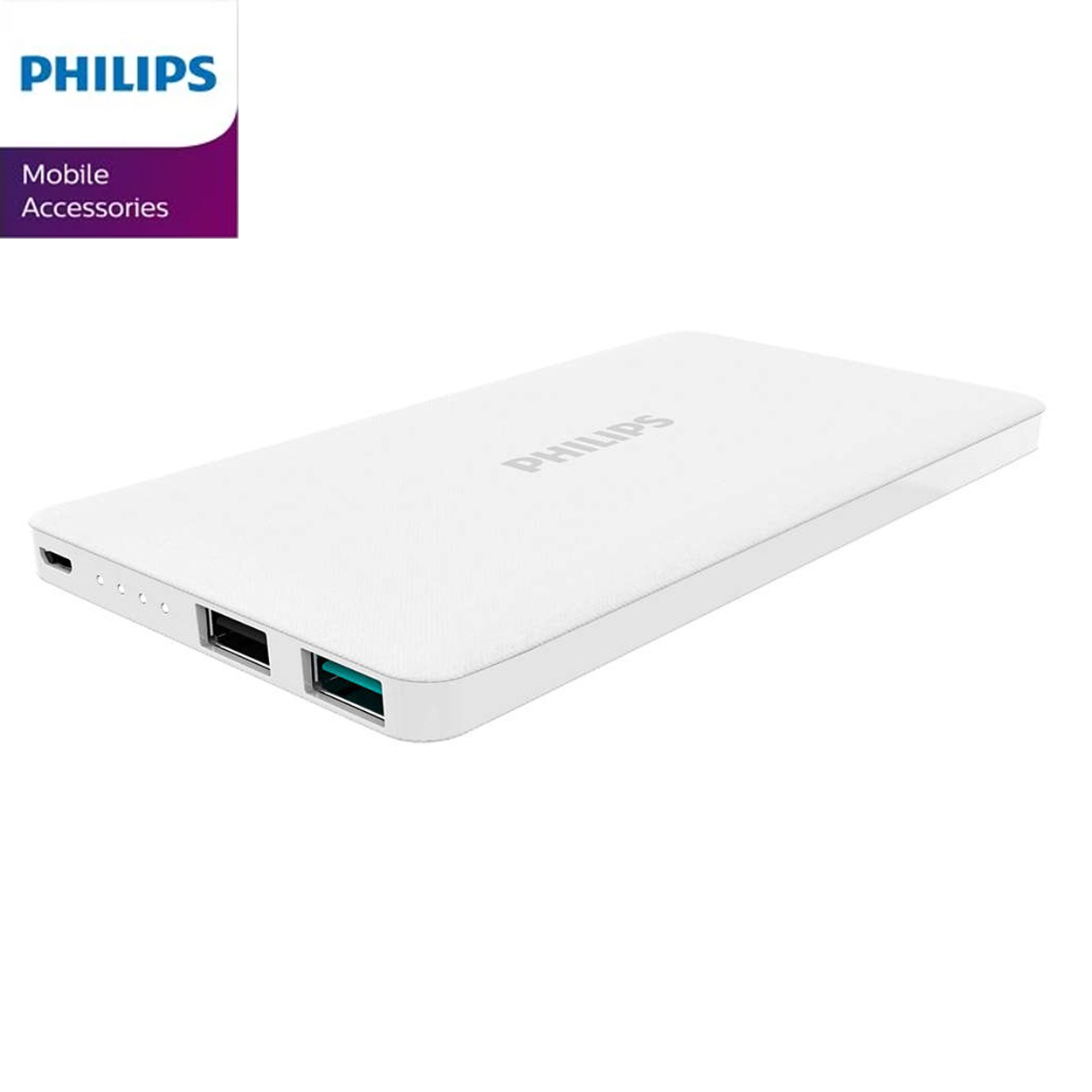 Pin sạc dự phòng Philips DLP2103 10000mAh(Trắng/Đen)