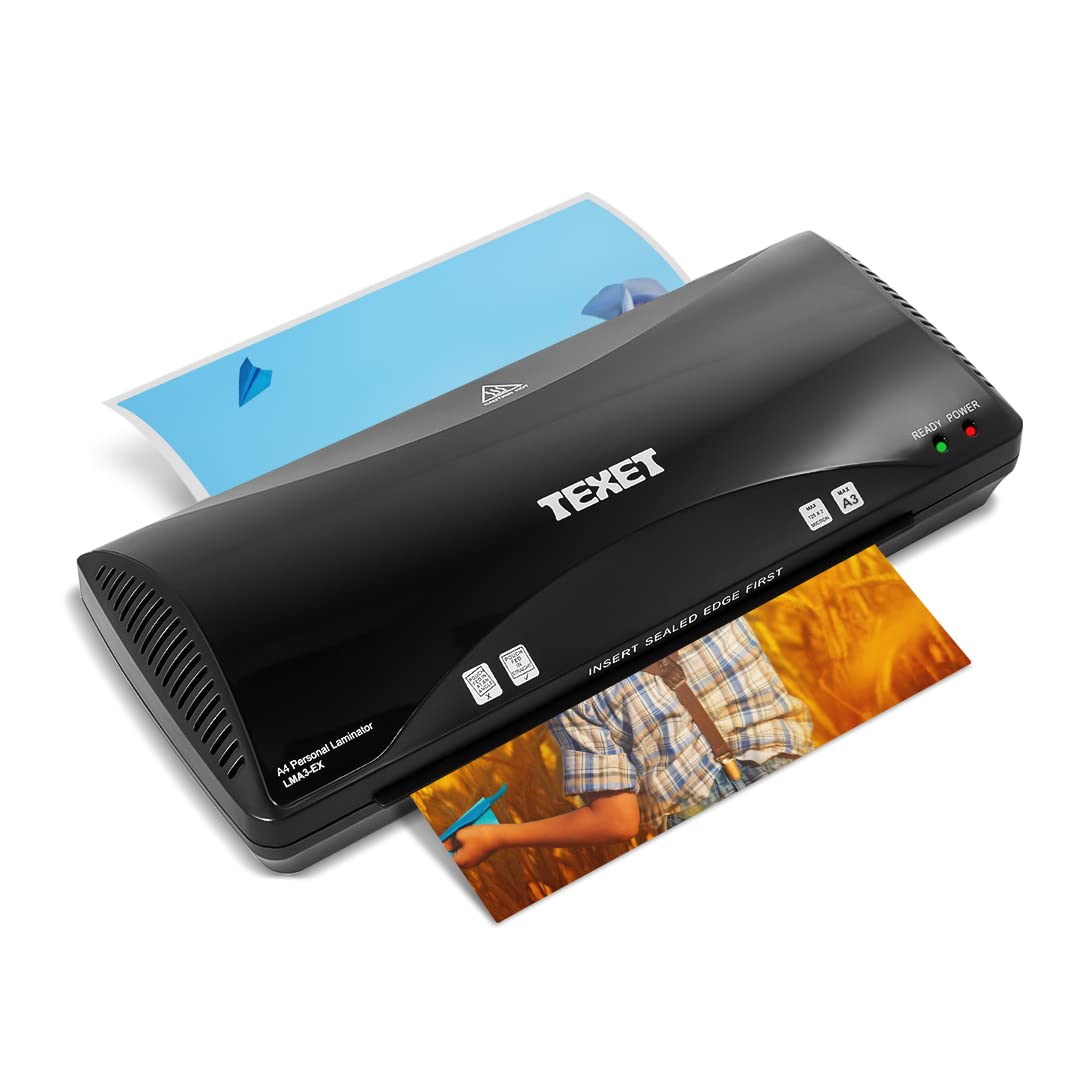  Máy ép Plastic khổ A3 Texet LMA3-V (đen) 
