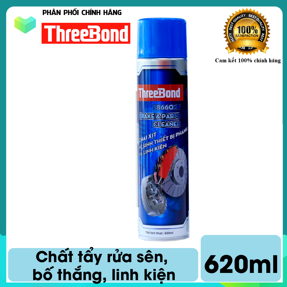 Chai Xịt Tẩy Rửa Sên, Phanh Thắng ThreeBond TB6602B Brake & Parts Cleaner 620ml