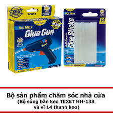 Bộ 1 súng bắn keo TEXET HH-138 và 14 thanh keo