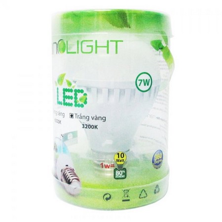 Bóng đèn LED 7W Nanolight LED (Trắng vàng)  