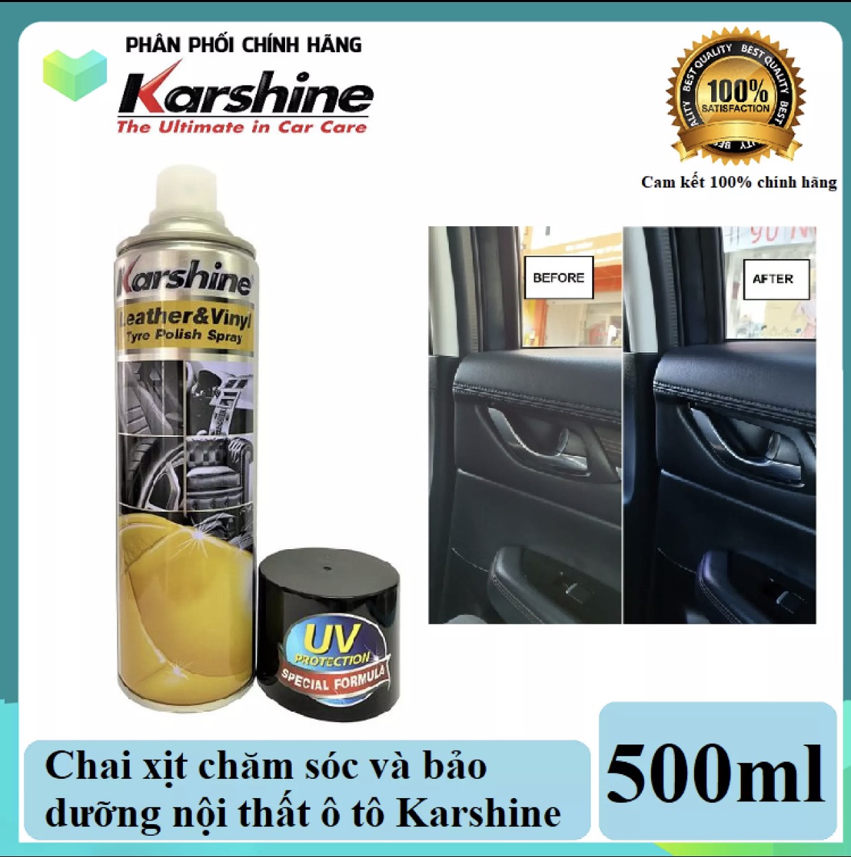 Chai xịt phủ bảo vệ chống xước sơn ô tô Karshine 500ml ( Hàng Thái Lan)