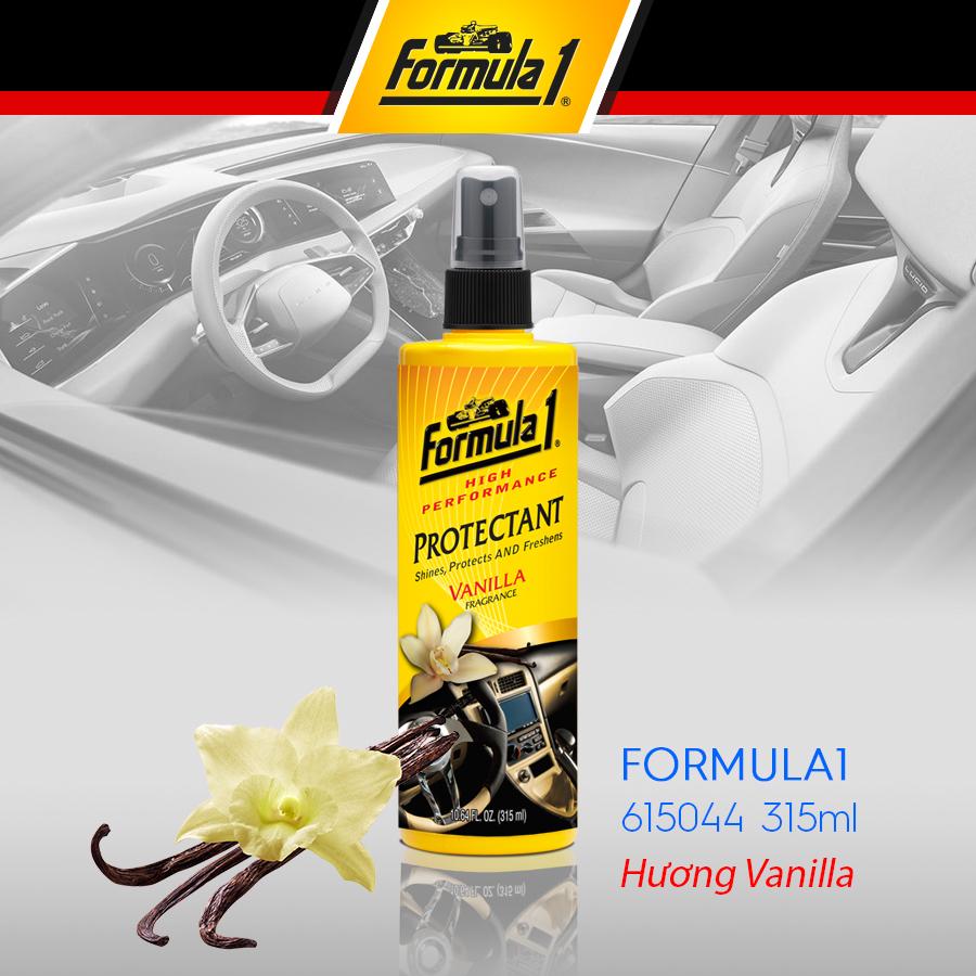Chất bảo dưỡng nội thất 2 trong 1 hương Vanilla FORMULA 1 315ml 615044