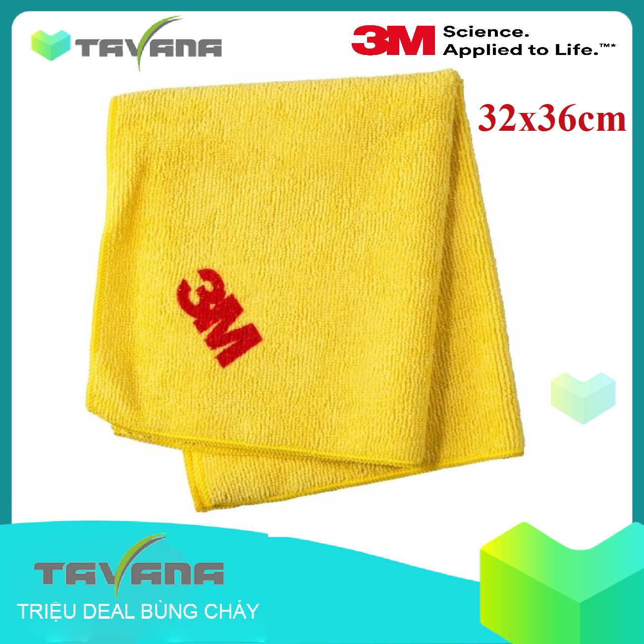 Khăn lau xe hơi 3M Perfect-It Super Soft Microfiber PN05400 32cm x 36cm 