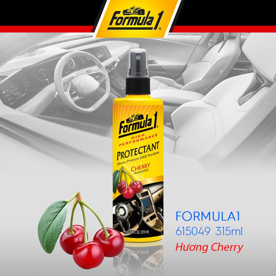 Chất bảo dưỡng nội thất 2 trong 1 hương Cherry FORMULA 1 315ml 